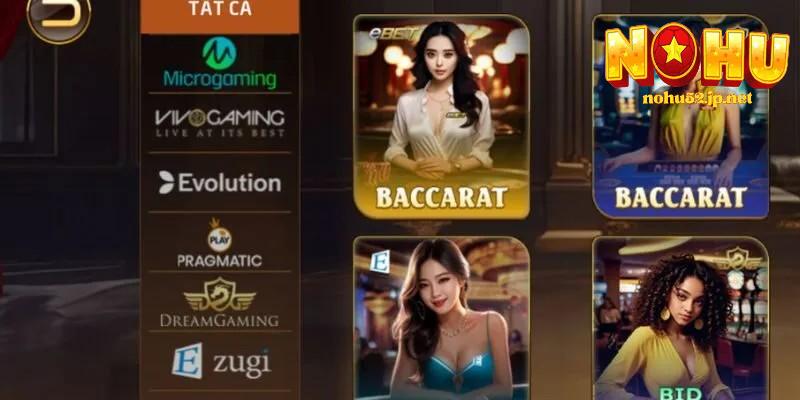 Game bài Baccarat – Sân chơi cá cược đẳng cấp dành cho cao thủ Nohu Game bài Baccarat là gì?