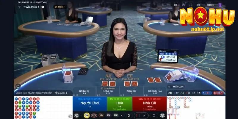 Game bài Baccarat – Sân chơi cá cược đẳng cấp dành cho cao thủ Nohu Mẹo chơi game bài Baccarat
